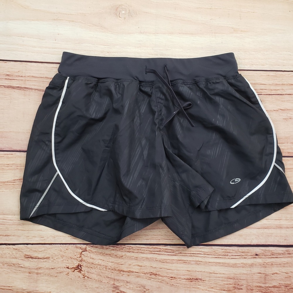 Champion Running Shorts Womens Extra Small Black Athletic Gym Workout Fitness